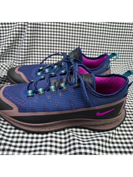 Nike ACG Air Nasu Coastal Blue Void Vivid Purple Men’s Size 11 Trail Shoes